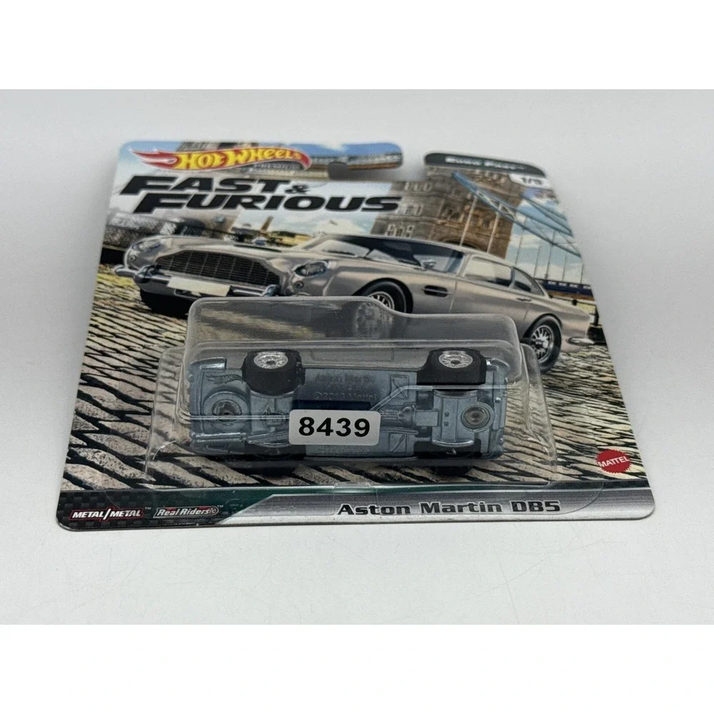 Hot Wheels Fast Furious Aston Martin DB5 Premium Die Cast Toy Car Silver Metal